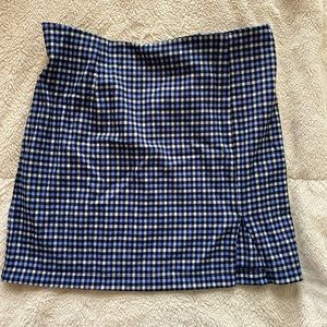 Plaid Mini Skirt